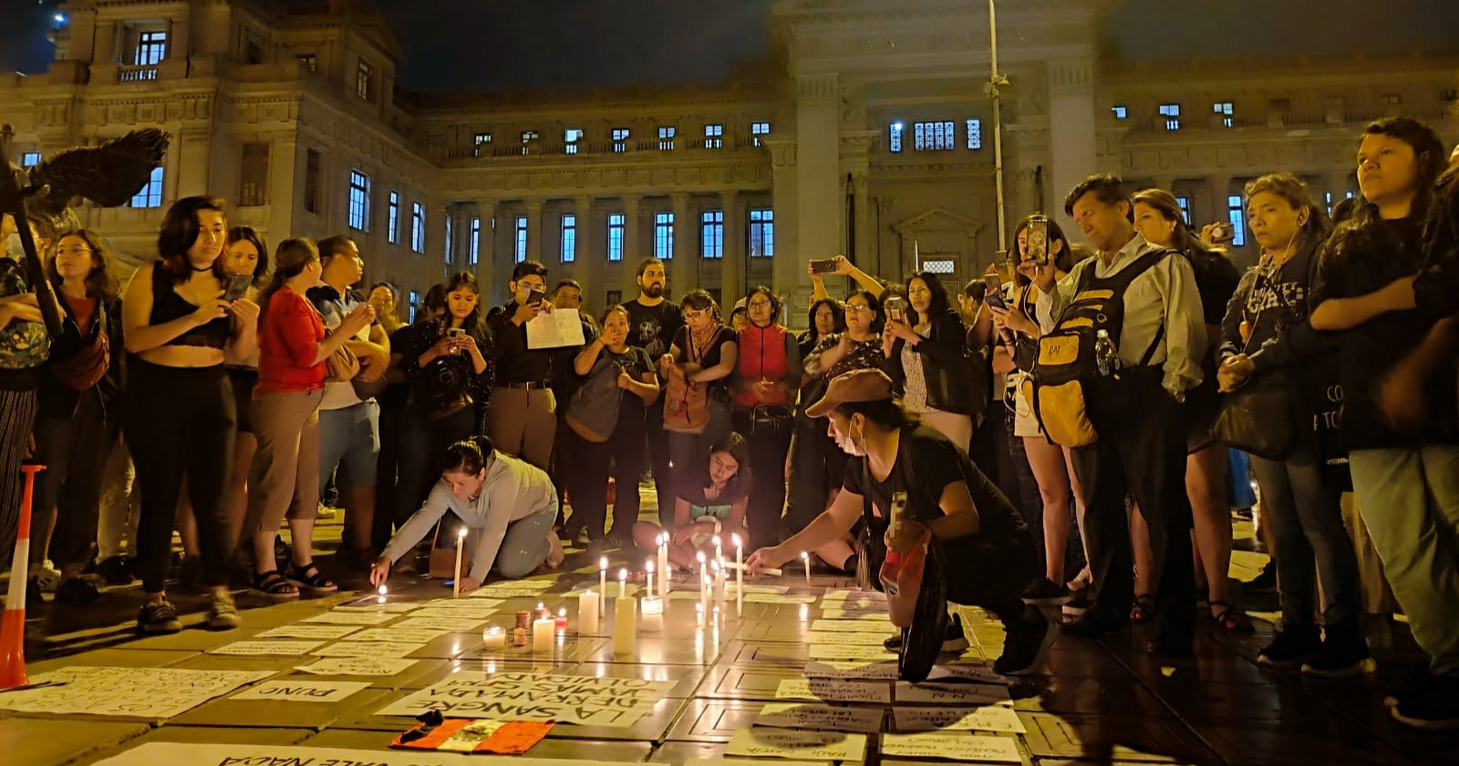 Vigil for those killed during the protests