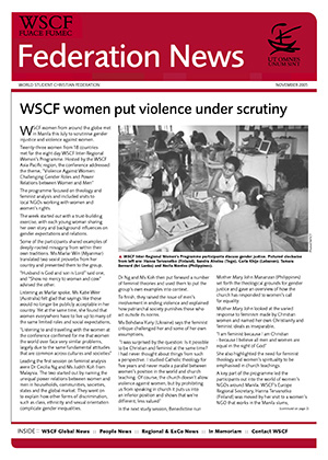 WSCF Federation News 2005 Nov
